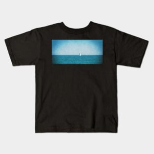 Sailing on Lake Michigan - Sheboygan Kids T-Shirt